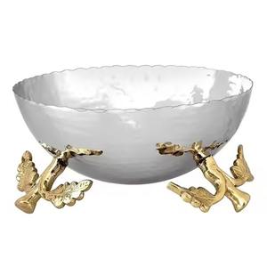 Juego de Recipientes para Servir de Metal con Acabado Artesanal para un Uso Elegante en la Cocina - Product Image 3