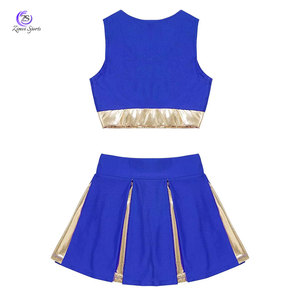 Venta directa de fábrica Uniforme de porristas sin mangas Nuevo estilo Ropa deportiva Uniforme de porristas - Product Image 4