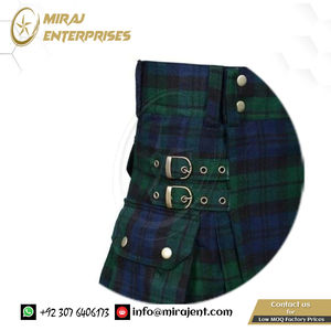 Heritage 6 Yard Pantalon Avec Poches Hommes Coton Highlander Scottish Outfit Traditionnel Tartan Kilt Jupe - Product Image 4