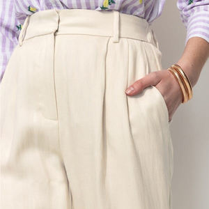 กางเกงคาร์โก้คุณภาพสูง MOQ ต่ำ กางเกงลำลองผู้หญิง เสื้อผ้าผู้หญิง กางเกงเอวสูงมีกระเป๋า - Product Image 4