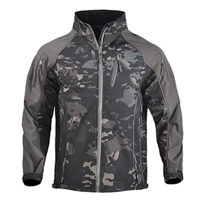 Classique confortable broderie motif vol Bomber veste personnalisée pour femmes et hommes vêtements imperméable Camouflage veste - Product Image 1