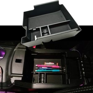 Organizador de consola central, caja de almacenamiento <span class=keywords><strong>Interior</strong></span> apta para <span class=keywords><strong>Ford</strong></span> <span class=keywords><strong>Explorer</strong></span> 2019-2012, accesorios, reposabrazos, bandeja de almacenamiento secundaria - Product Image 2