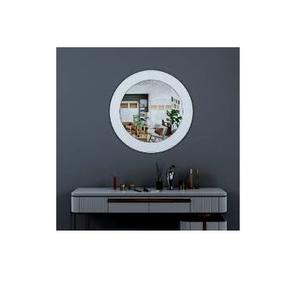 Miroir mural classique pour la maison hôtel salle de bain miroir mural couleur marron rustique forme ronde moderne meilleure chambre miroir mural - Product Image 6