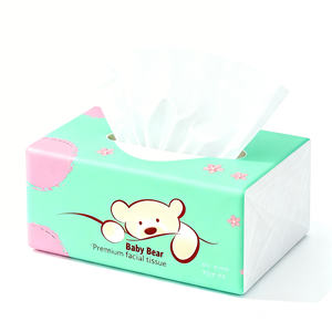 Caja de pañuelos faciales ecológicos, higiénicos y desechables, hechos para limpieza del hogar, hostelería y uso en oficinas. - Product Image 5