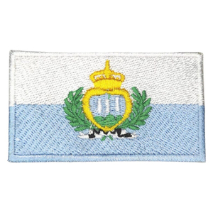 Parches bordados de letras con bandera personalizada al por mayor para ropa, sombreros, insignia tejida, parches bordados deportivos personalizados - Product Image 1