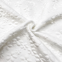 Tissu tricoté jacquard texturé 3D matelassé, doux et chaud pour sweats à capuche, vestes, vêtements de détente, vêtements pour garçons et enfants