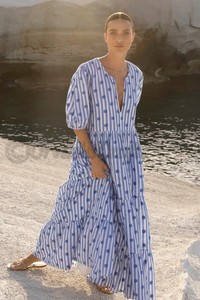 ผลิตจากผ้าฝ้ายทอปัก มีซับในเต็มตัว ตะขอและปิดตาที่คอ สไตล์เสื้อสวมหัว แฟชั่นผู้หญิง - Product Image 4