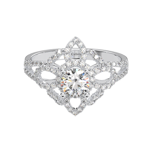 Bague en forme de fleur personnalisée pour femme en argent sterling 925 avec pierre CZ fabriquée au Vietnam - Product Image 6