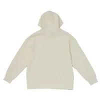 Sweat à capuche avec logo en relief à la mode pull contemporain pour lui et elle avec haut de gymnastique à cordon épais