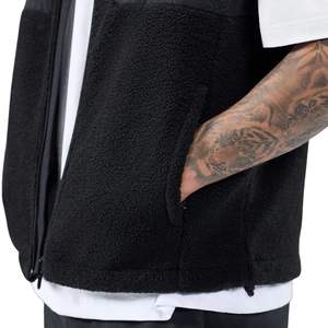 Borg <b>Gilet</b> Sleeveless <b>Fleece</b> Vest for <b>Men</b> and Women Warm Lightweight Bodywarmer Winter Outdoor Wear - Product Image 4