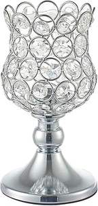 Grand bougeoir en métal mince pour décorations de Noël festives Dîner romantique Installation Intérieurs de luxe pour la décoration de la maison - Product Image 5