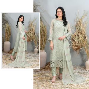 Salwar Kameez pakistanaise à la mode avec Dupatta pour les femmes vêtements décontractés et de fête disponibles aux prix de gros - Product Image 1