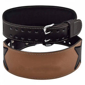 Cinturón de cuero genuino de piel de vaca con logotipo personalizado, cinturón de fitness para gimnasio, soporte de levantamiento de pesas informal con hebilla de hierro para entrenamiento - Product Image 1