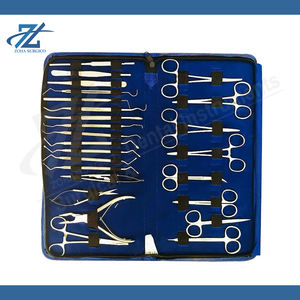Kit d'instruments chirurgicaux vétérinaires manuels de haute qualité pour les grandes opérations animales Pansement chirurgical réutilisable en acier inoxydable - Product Image 3