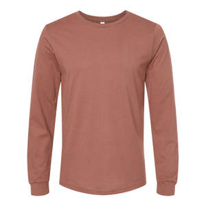 Camiseta de Manga Larga Transpirable de Jersey, Camisetas de Algodón Peinado Airlume - Product Image 3