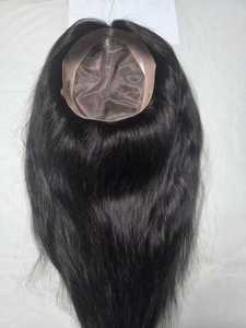 Toupet de cheveux mono pour femmes avec cheveux humains indiens, styles multiples (vague d'eau, vague naturelle, etc.) Léger 100-150g - Product Image 3