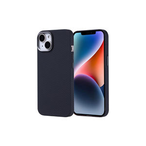 Étui de téléphone portable en fibre de carbone compatible MagSafe de la série ATA Nekst pour iPhone 14 14 Plus 13 Pro Max Plus - Vert - Product Image 2