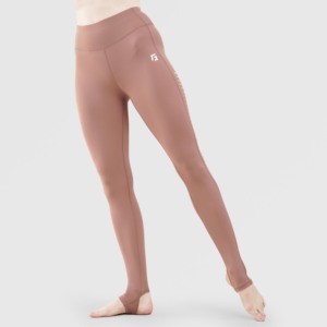 Leggings de sport taille haute coupe ajustée rose tie-dye avec logo personnalisé en nylon/spandex respirant taille XXS pour fitness et yoga - Product Image 1