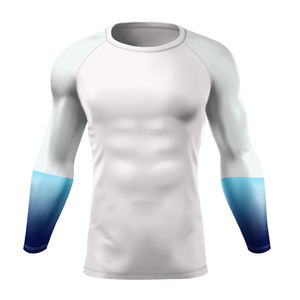 T-shirts de compression de fitness pour hommes de meilleure qualité Tissu tricoté d'équipage respirant Arts martiaux multicolores Wear Digital Pakistan - Product Image 1