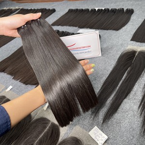 Extensiones de cabello Remy vietnamita virgen crudo de 20 pulgadas de calidad de lujo Paquete de peluca rizada atractiva sin cobertizos - Product Image 1