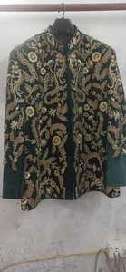 NEW ELEGANT DABKA WORK on COAT ,KURTA WITH <b>PANT</b> DRESS & ALSO MATCHING SHOE WITH DRESS for PARTY-WEAR/WEDDING @ 2023 - Product Image 3