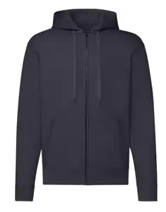 2025 Style Personnalisable 400 GSM Full Zip Fleece Hoodie Design élégant avec poches Impression numérique pour l'hiver - Product Image 2