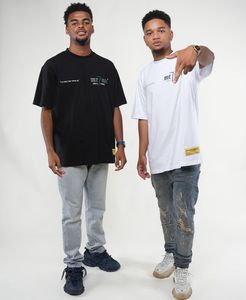 Sudadera con capucha de algodón 100% de peso pesado para hombre, camiseta Vintage de gran tamaño con estampado gráfico de talla grande, estilo Formal - Product Image 4