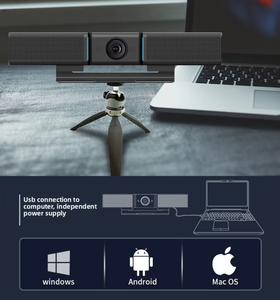 กล้องวิดีโอคอนเฟอเรนซ์ออลอินวัน 4K มุมกว้าง 90 องศา ติดตามด้วย AI พร้อมไมโครโฟน ลำโพง USB จากโรงงานโดยตรง สำหรับห้องประชุม - Product Image 6