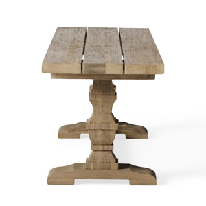 Mesa de madera de teca para sala de estar o comedor, estilo moderno para interior, buena y duradera, antihongos - Product Image 3