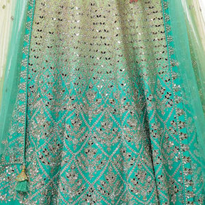 Meilleures ventes Robe de soirée en soie brodée pakistanaise/indienne Dupatta Salwar Kameez pour les fêtes - Product Image 6