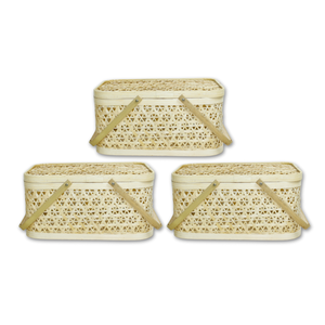 VENTA CALIENTE Exportación de cestas de regalo de bambú de Vietnam: una forma única de mostrar su cuidado con un buen precio - Product Image 1