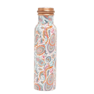 Botella de agua de 1 litro de cobre para escuela de niños-Diseño moderno Aislamiento térmico reutilizable a prueba de fugas Vasos ecológicos - Product Image 1