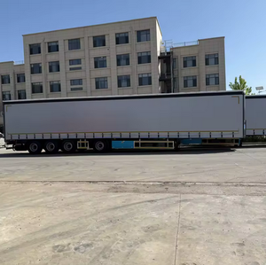 Side <b>Curtain</b> Semi Trailer 3 Axle 60 Ton Capacity Roll Up <b>Curtains</b> Waterproof Tarps Steel <b>Heavy</b> Duty Trailer Max 80 Ton - Product Image 4