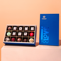 Hete product groothandel multi-smaak solide truffel chocoladeballetjes fruitjam snoep notenvulling geschenkverpakking gemaakt in Vietnam