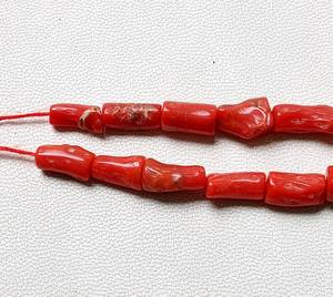 ลูกปัดหินอัญมณีธรรมชาติสีแดงเรียบเป็นเม็ดกลมขนาด14นิ้วลูกปัดปะการังสีแดงแท้คุณภาพดีสำหรับทำเครื่องประดับ - Product Image 5