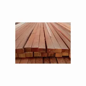 도매 수출자 강한 건축 단단한 나무 판자 다크 레드 Meranti 나무 클래딩 30x55mm 저렴한 가격