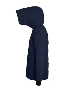 Custom Made Men's Winter Warm Puffer <b>Jacket</b> Solid Color Fashionable Waterproof with Hooded Collar - Product Image 4