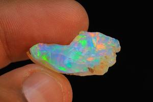 Merveilleuse opale éthiopienne brute brillante Welo Galaxy brillant opale brute en vrac prix brut pour la vente en gros - Product Image 4