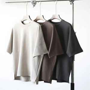 เสื้อยืดผู้ชายผ้าฝ้ายถัก 100% ทรงปกติ ไหล่ตก ระบายอากาศ แห้งเร็ว ขายส่ง - Product Image 4