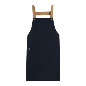 ผ้ากันเปื้อนผ้าคอตตอนโพลีเอสเตอร์ทนทานสำหรับโรงแรมร้านอาหารคาเฟ่บริกรชุดงานทำความสะอาดห้องครัวขายส่ง - Product Image 5