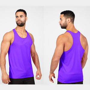 Camiseta sin mangas transpirable de verano para hombre, camiseta ligera para entrenamiento de culturismo, camiseta muscular, ropa deportiva para correr, tendencia - Product Image 1