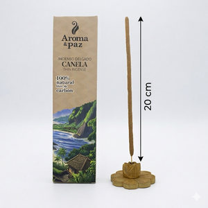 ธูปไม้หอมอบอโรมา 100% ออร์แกนิค ทำจากไม้ซินนามอน รูปทรงกรวย  บาง  รักษ์โลก ทนทาน ใช้งานได้นาน ปราศจากสารเคมี ผลิตในเปรู - Product Image 3
