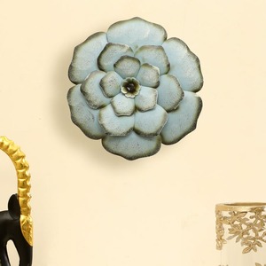 Fabriqué à la main fer métal mur Art panneau grande fleur fonctionnel extérieur suspendu décor Art déco encadré décor à la maison mur intérieur - Product Image 1