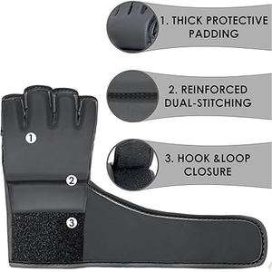 Personnalisé Votre Propre Logo Dernier Style Mma Gants Haute Qualité Mma Gants Professionnel Mma Gants Fabriqués Au Pakistan - Product Image 2