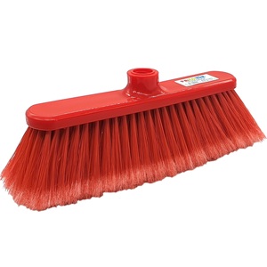 Balai de nettoyage manuel en plastique pour jardin, différentes couleurs, brosse à balayer le sol avec tête en PP, état neuf, vente en gros - Product Image 4