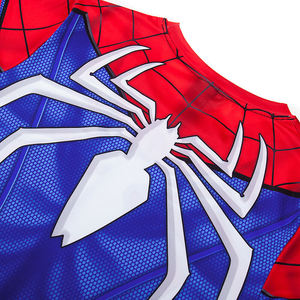 ODM Factory Direct Rashguards personnalisés de haute qualité à impression Spiderman pour hommes Rashguard numérique sublimé tendance - Product Image 6