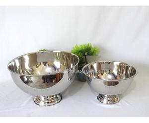 Bol à Champagne rond en laiton brillant de haute qualité avec socle et poignée piédestal en or Style moderne bol porte-Champagne fantaisie - Product Image 2