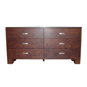 Commode moderne en teck, coiffeuse minimaliste, armoire de chambre, commode à tiroirs pour hôtel et ensembles de meubles de chambre - Product Image 2