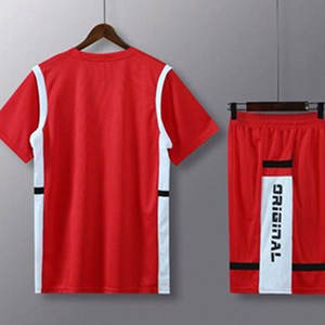 Uniforme de baloncesto de tela genuina hecho en fábrica, logotipo personalizado, diseño transpirable para entrenamiento deportivo de equipo informal, precio al por mayor - Product Image 3