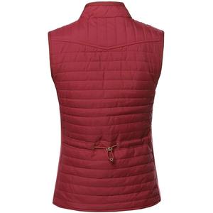 Gilet d'équitation sans manches chaud et léger en polyester, fermeture éclair, veste gonflée pour femmes, vente chaude - Product Image 6